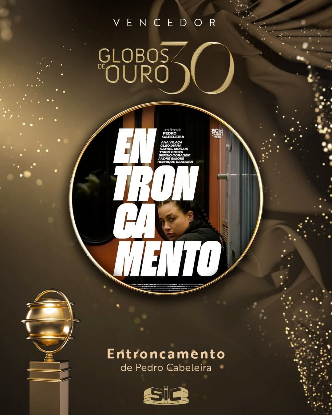 ENTRONCAMENTO – Globo de Ouro de Melhor Filme 2026